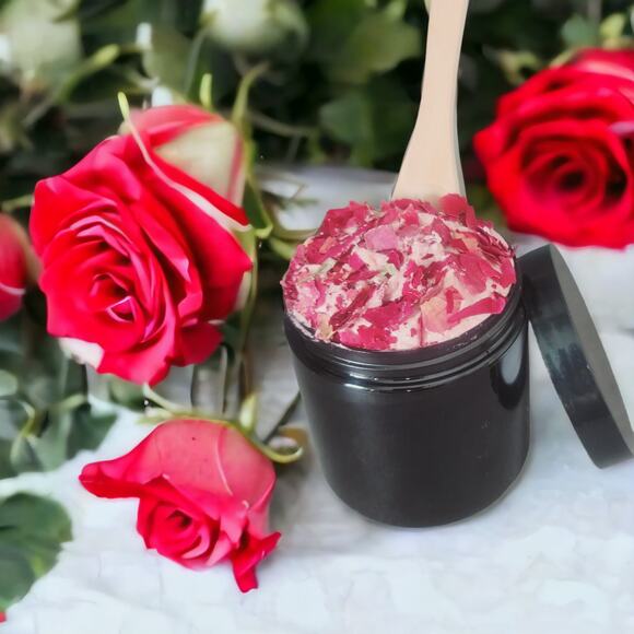 Sirah Jane Other - DIY New Rose Petal Anti-Aging Body Sugar Scrub - 4 oz